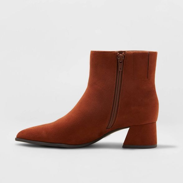 Women's Delilah Heeled Ankle Boots - A New Day™ | Target