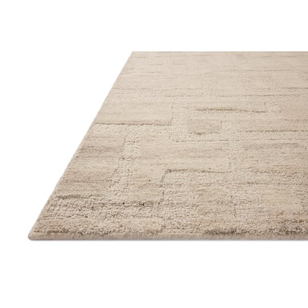 Hartley HRT-01 Ivory/Natural Wool Hand-Tufted Area Rug | Rugs Direct