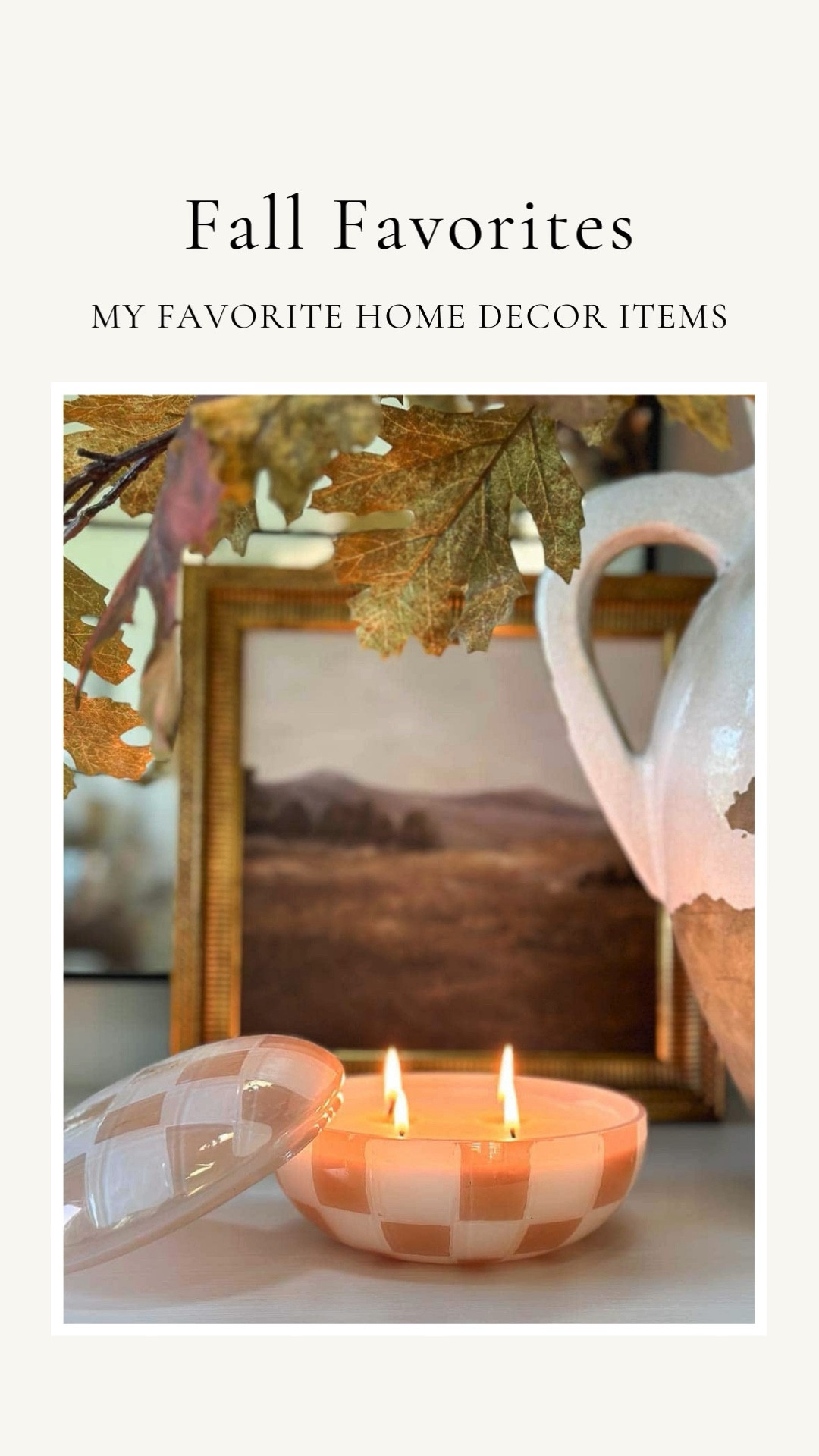 Current fall favorites 

#LTKVideo #LTKHome #LTKSeasonal