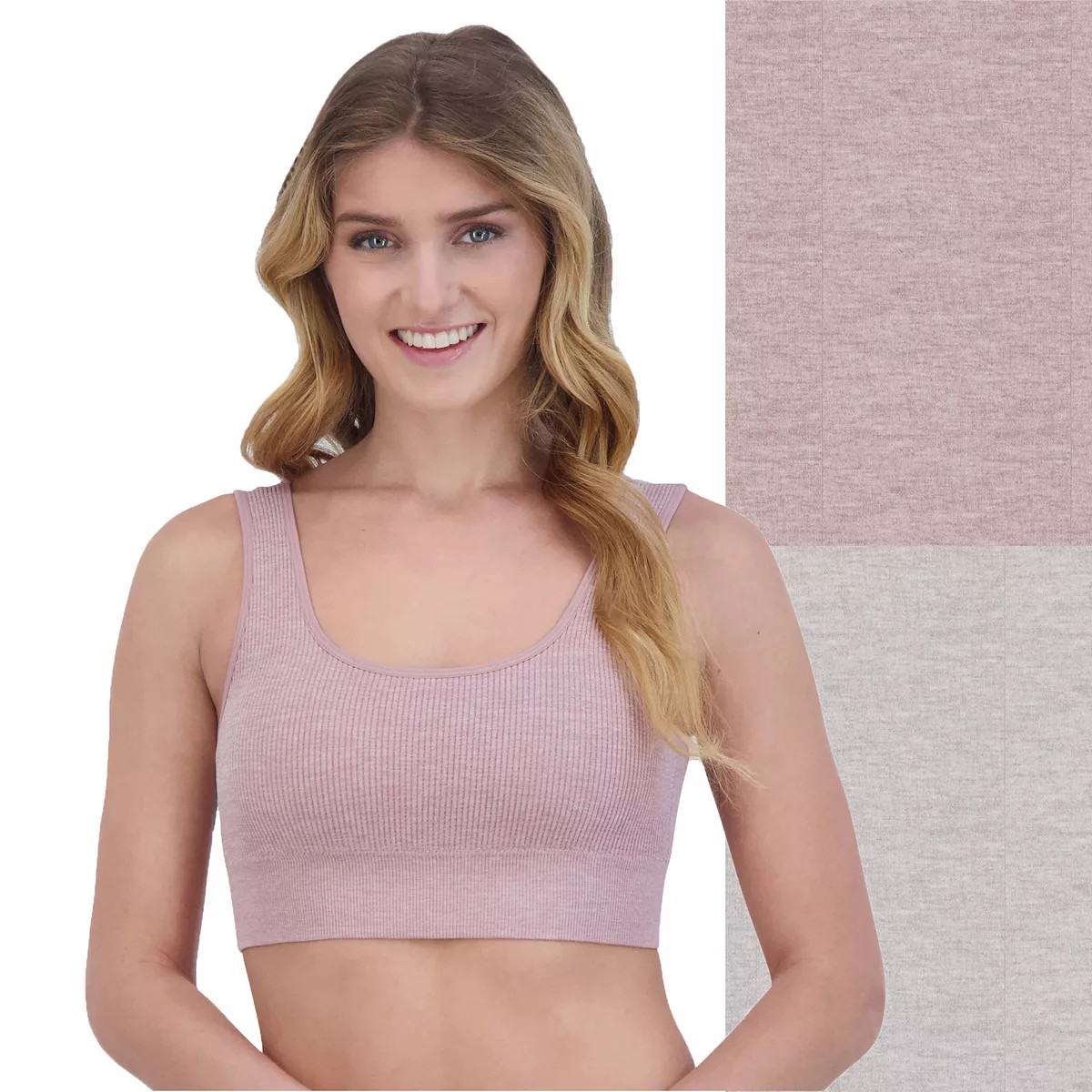 Juniors' SO® Seamless Wireless Ribbed Bralette 2-Pack SO51-027P2 | Kohl's