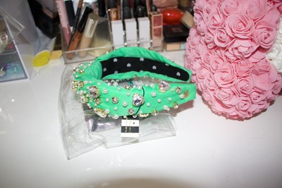 lele sadoughi X Stoney Clover Lane Headband In Avocado  | eBay | eBay US