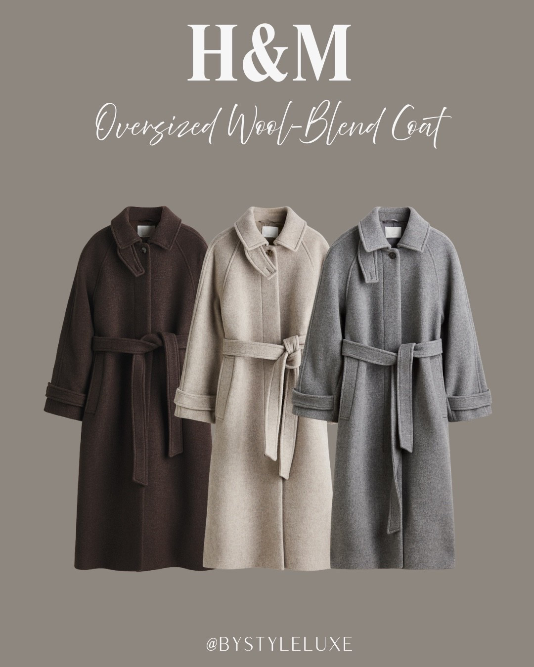 H&M Oversized Wool-Blend Coat - this gorg coat comes in 3 staple colours and is part of the premium selection range with high quality fabrics and elevated designs. 
There’s 15% off right now on the app for members - perfect time to invest in your winter coat. 

#coat #hm #autumnoutfit

#LTKuk #LTKwinter #LTKautumn