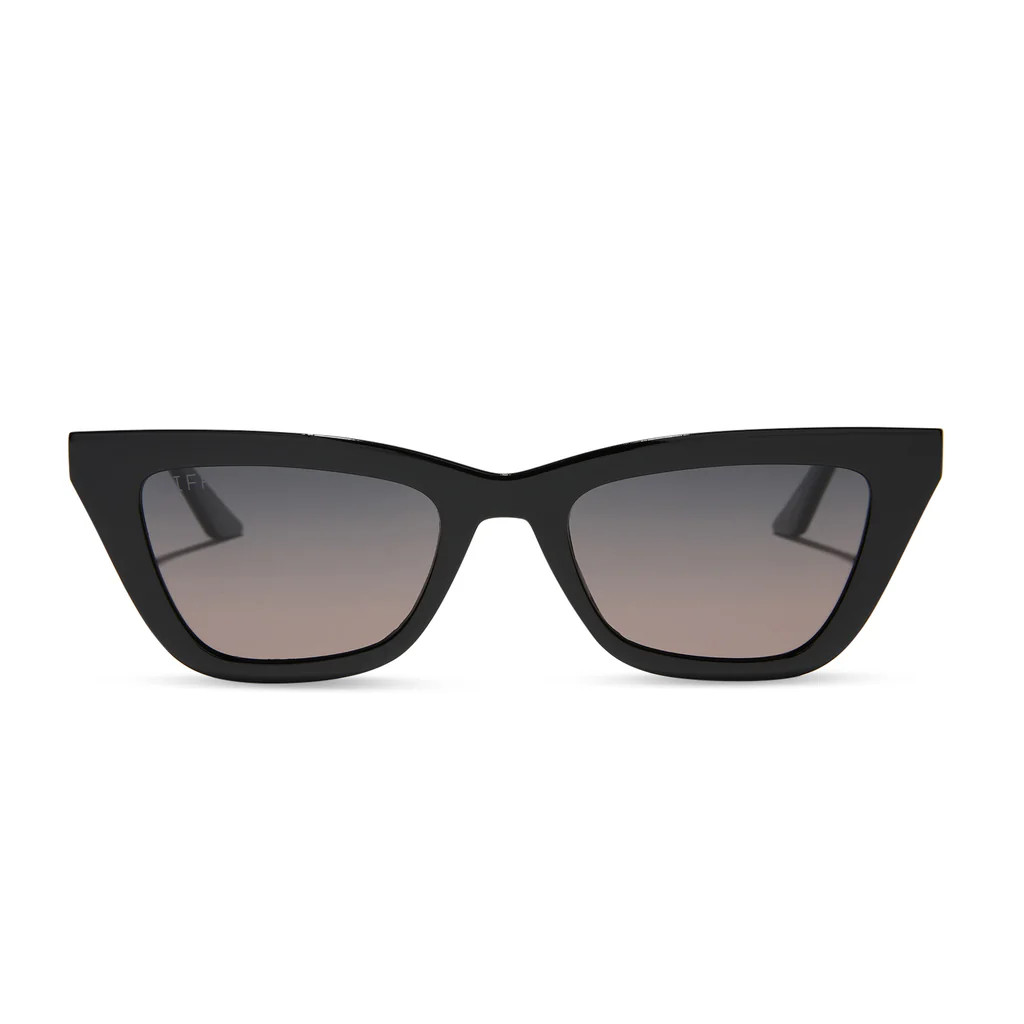 MADI NELSON - THE NOAH + BLACK + TWILIGHT GRADIENT + POLARIZED SUNGLASSES | DIFF Eyewear
