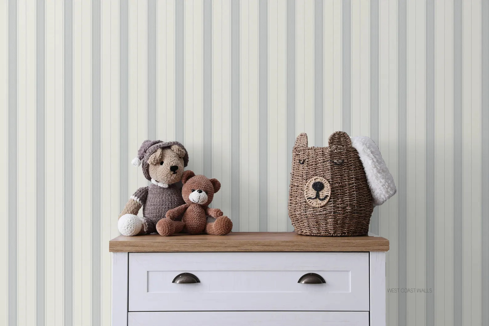 Vintage Stripe Wallpaper / Custom Color Wallpaper / Striped Wallpaper / Pinstripe Wallpaper / Vin... | Etsy (US)