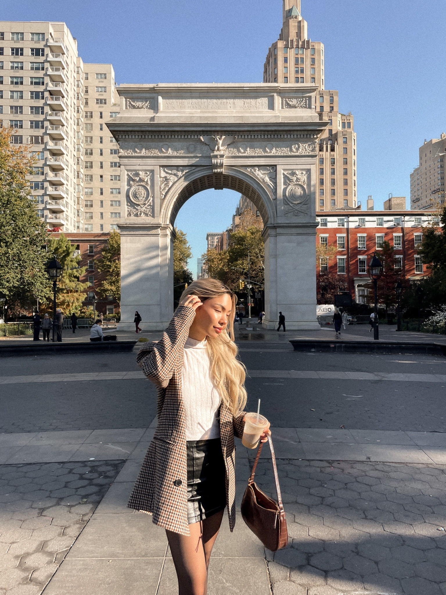 Alright this might be my new uniform. Also these tights are the best tights I’ve ever purchased. I’ve worn the same pair 4x now and it still hasn’t ripped! 100% recommend #ootd #newyorkcity #nyc 

#LTKworkwear #LTKstyletip