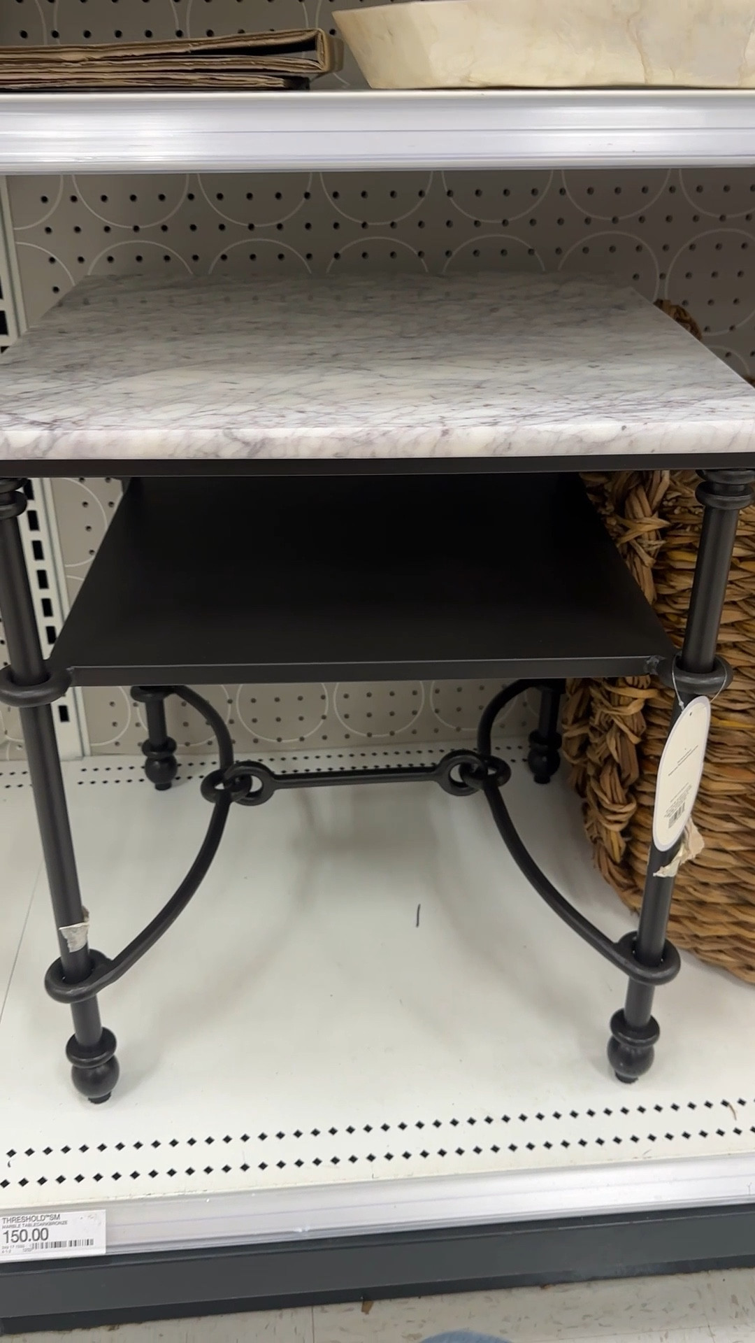 Marble iron side table and marble candle holders 

#LTKFindsUnder100 #LTKSeasonal #LTKHome