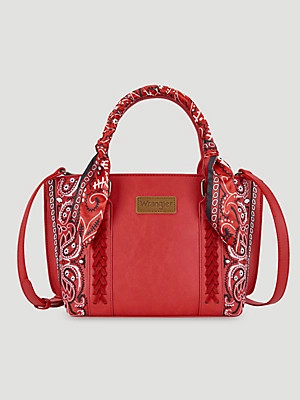 Bandana Print Wide Mini Tote | Women's ACCESSORIES | Wrangler® | Wrangler