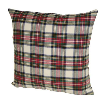 Rennie &amp; Rose Design Group Dress Stewart Plaid Throw Pillow | Wayfair North America