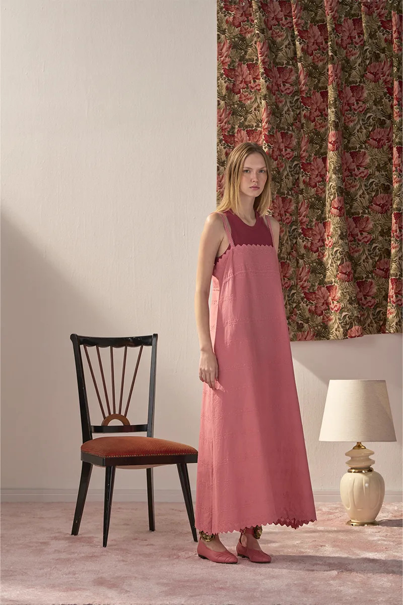 Vestido Cotton Biju Paula Raia - ROSA - Gallerist | Moda Autoral e Contemporânea | Gallerist (BR)