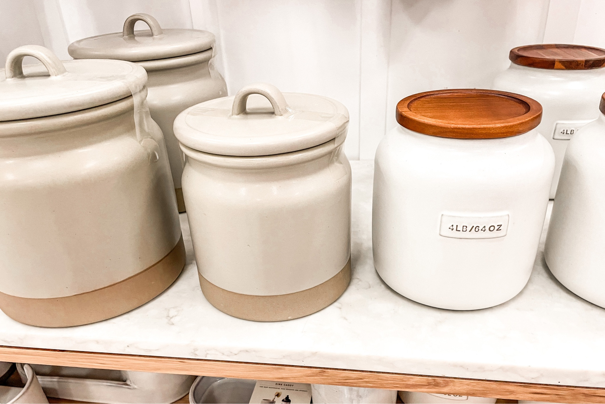 Cream Stoneware Utensils Holder/Canister/Crock - Hearth and Hand with  Magnolia