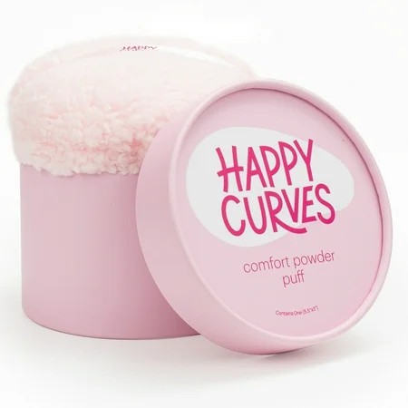 Happy Curves Dusting Powder Body Applicator Puff for Women | Walmart (US)