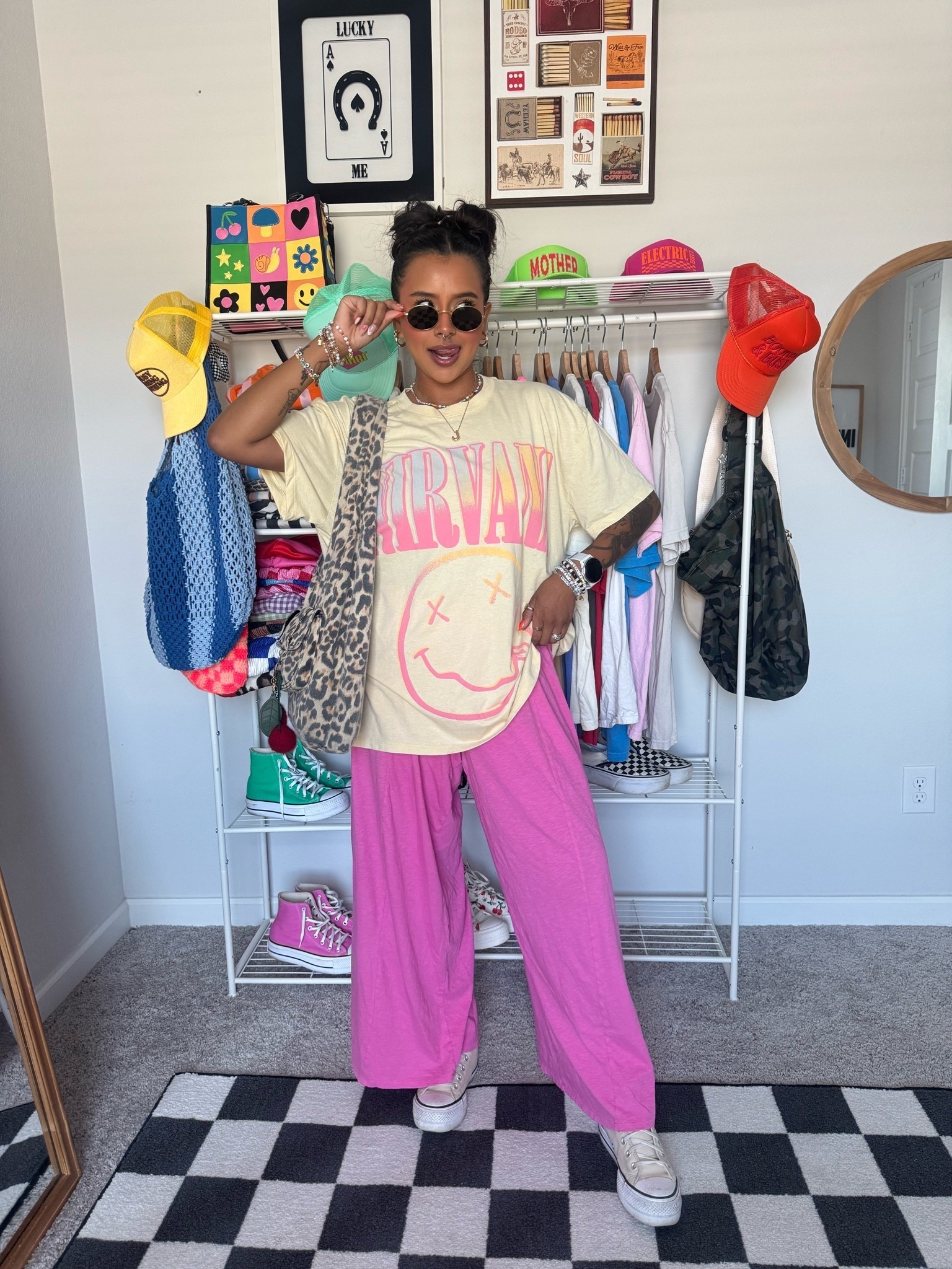 Summer inspired outfit 
Wearing a large in the tee

#LTKootd #LTKmomlife #LTKgrwm