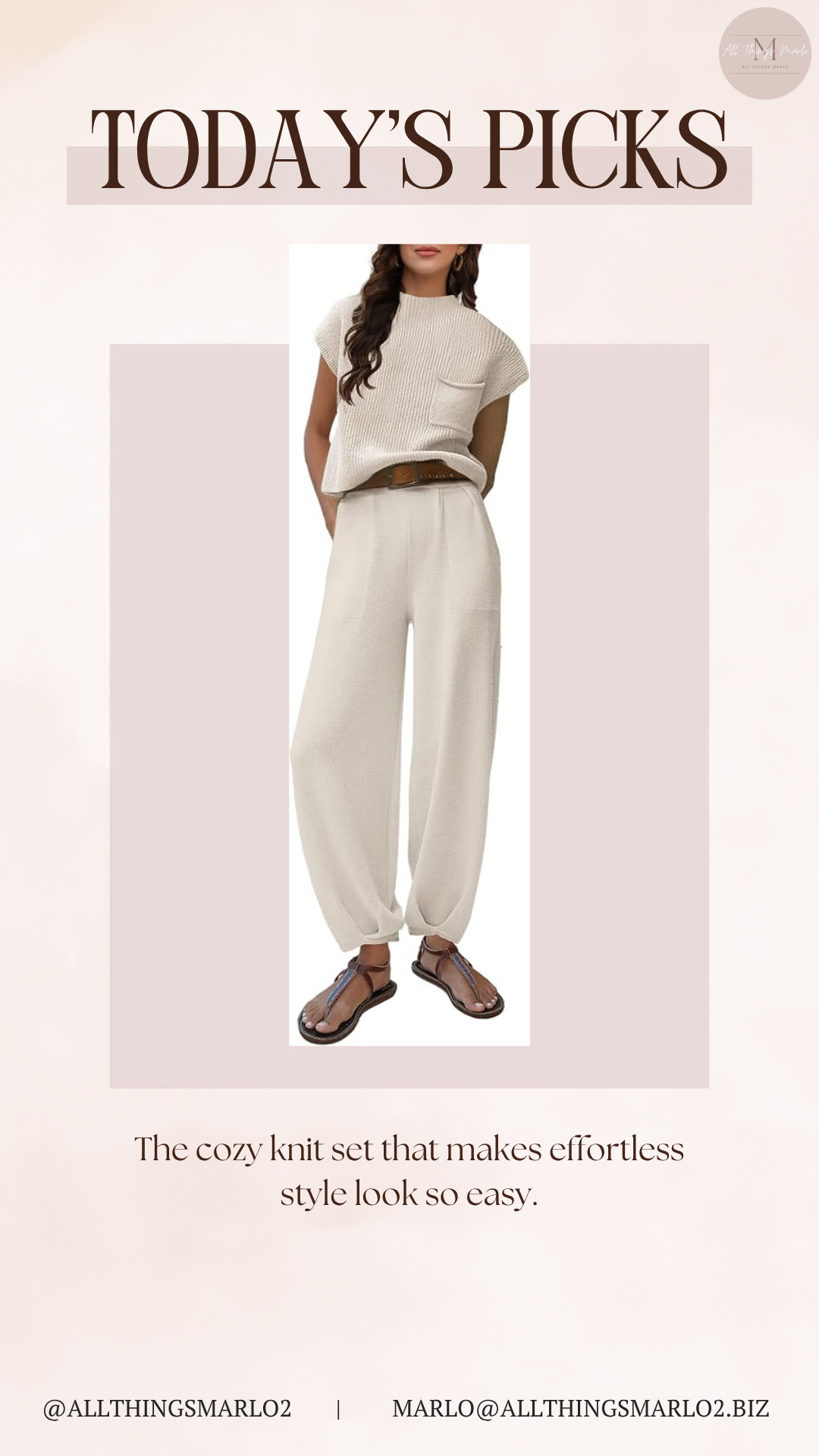 The cozy knit set that makes effortless style look so easy. 

 #LTKSeasonal #LTKWorkwear #LTKTravel
