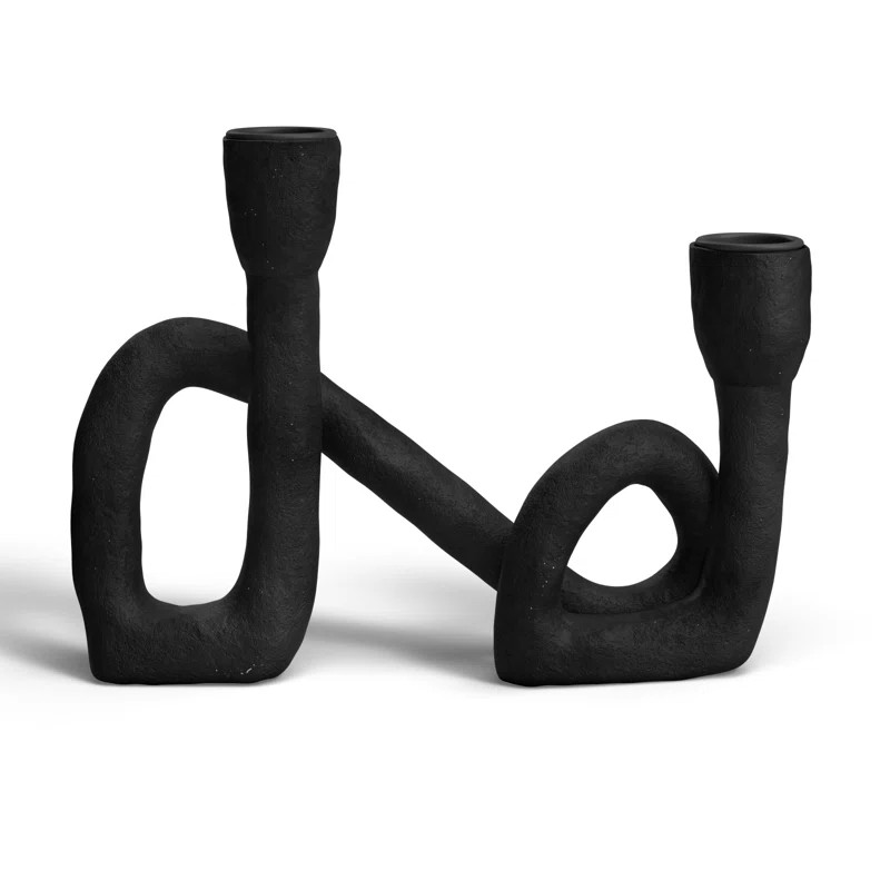 Joss & Main 6.25'' H Polyresin Tabletop Candlestick & Reviews | Wayfair | Wayfair North America