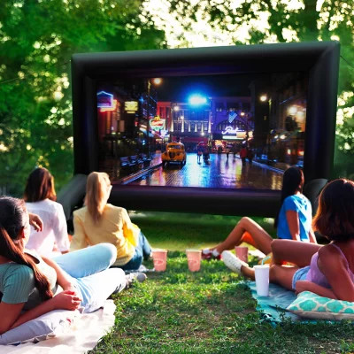 Inflatable 10.6' Outdoor Screen with Built-In Stand | Sam's Club