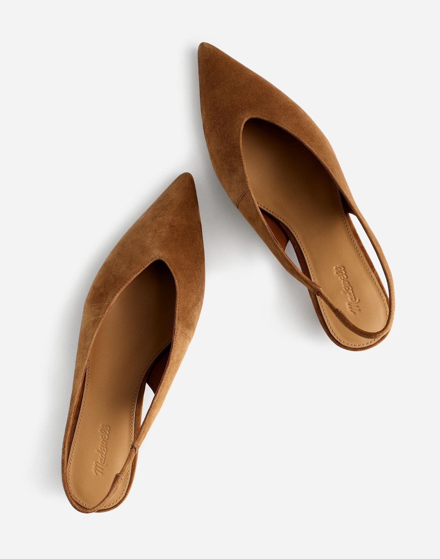 The Simone Kitten-Heel Slingback Pumps | Madewell | Madewell
