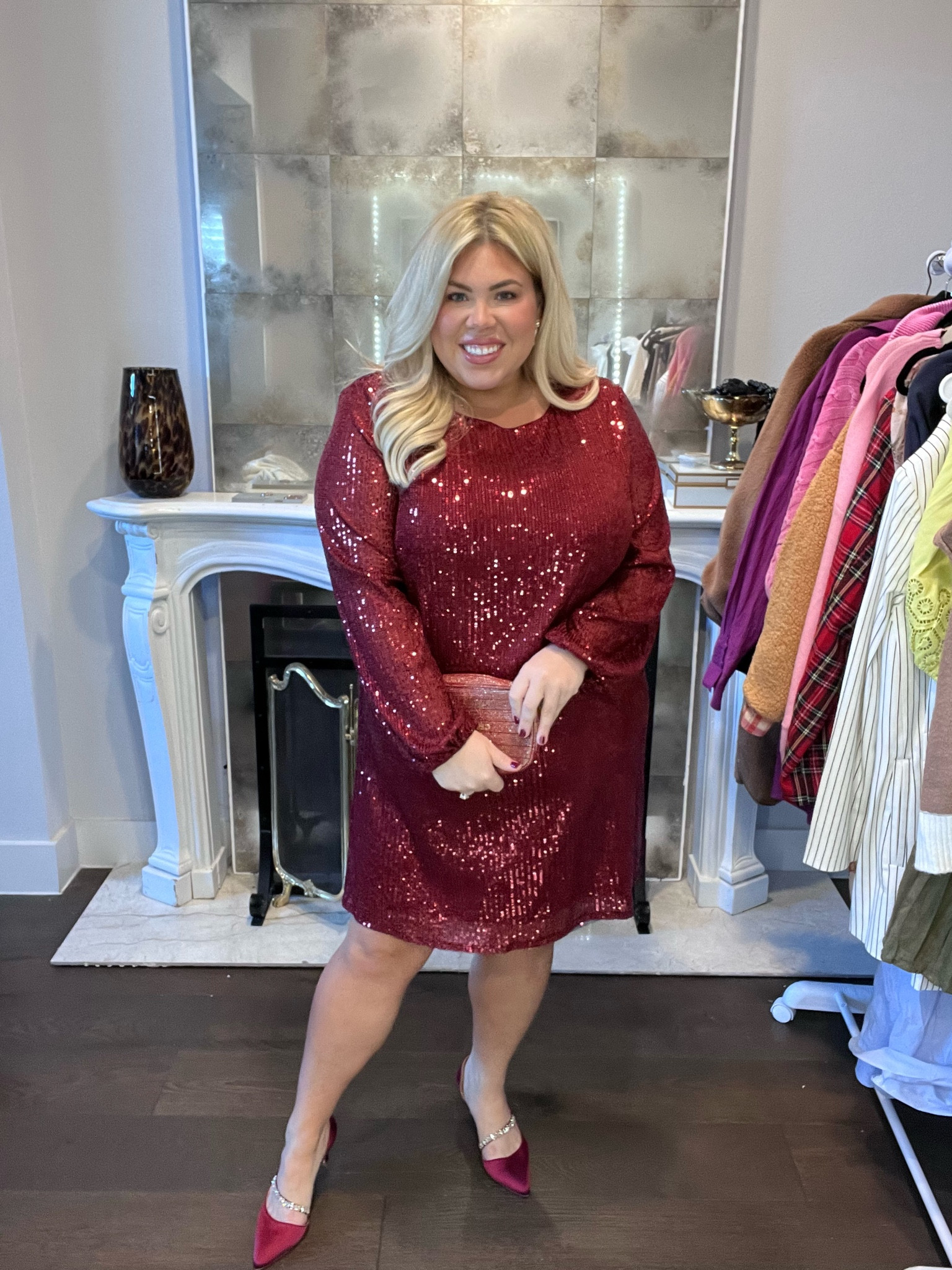 Loving this wine monochrome look! ❤️💋😍😘

#LTKmidsize #LTKplussize #LTKHoliday