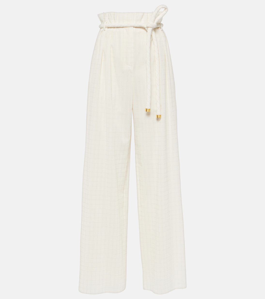Tristin checked cotton-blend wide-leg pants | Mytheresa (US/CA)