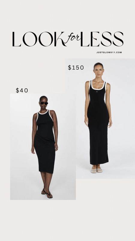 Look for less 
Dupe black dress with white trim



#LTKover40 #LTKfindsunder50 #LTKsalealert