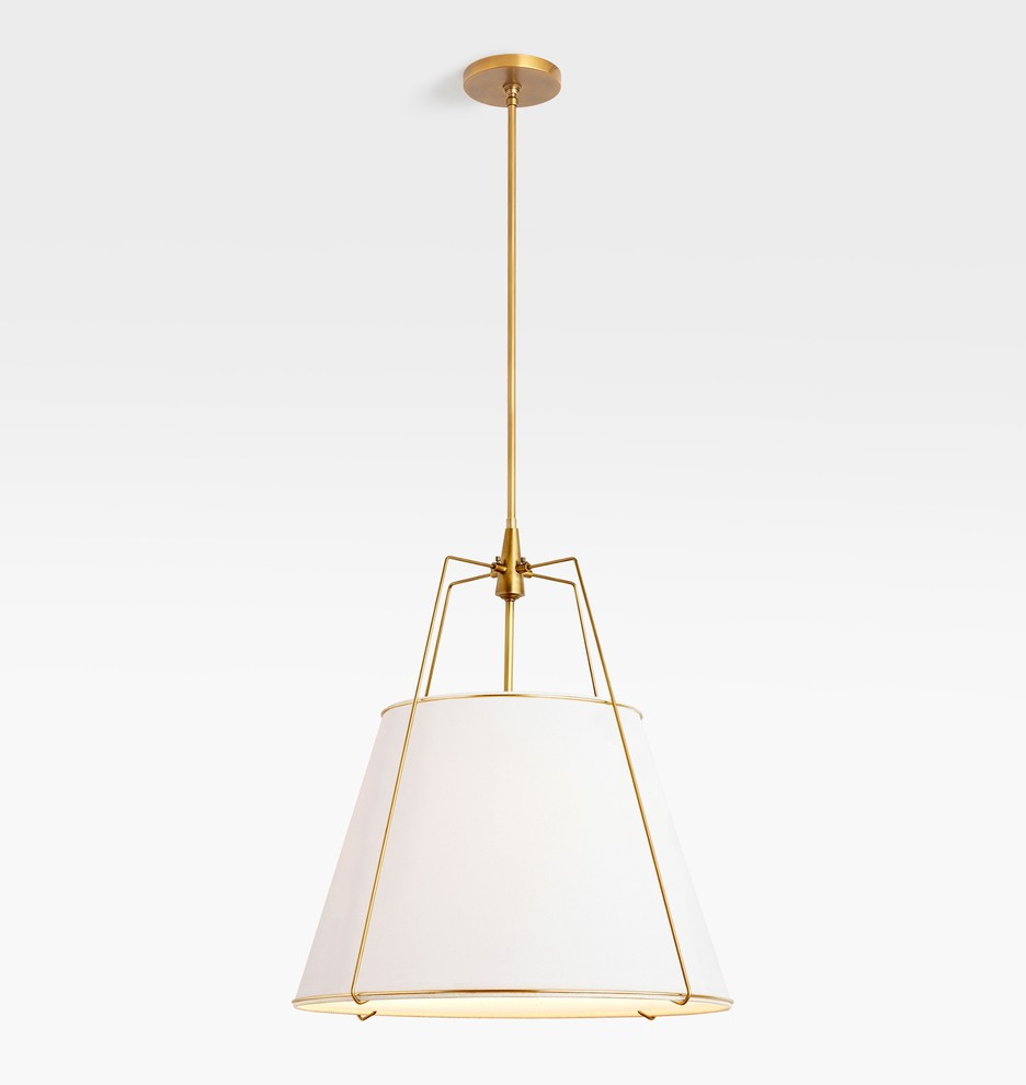 24" Conical Drum Pendant | Rejuvenation