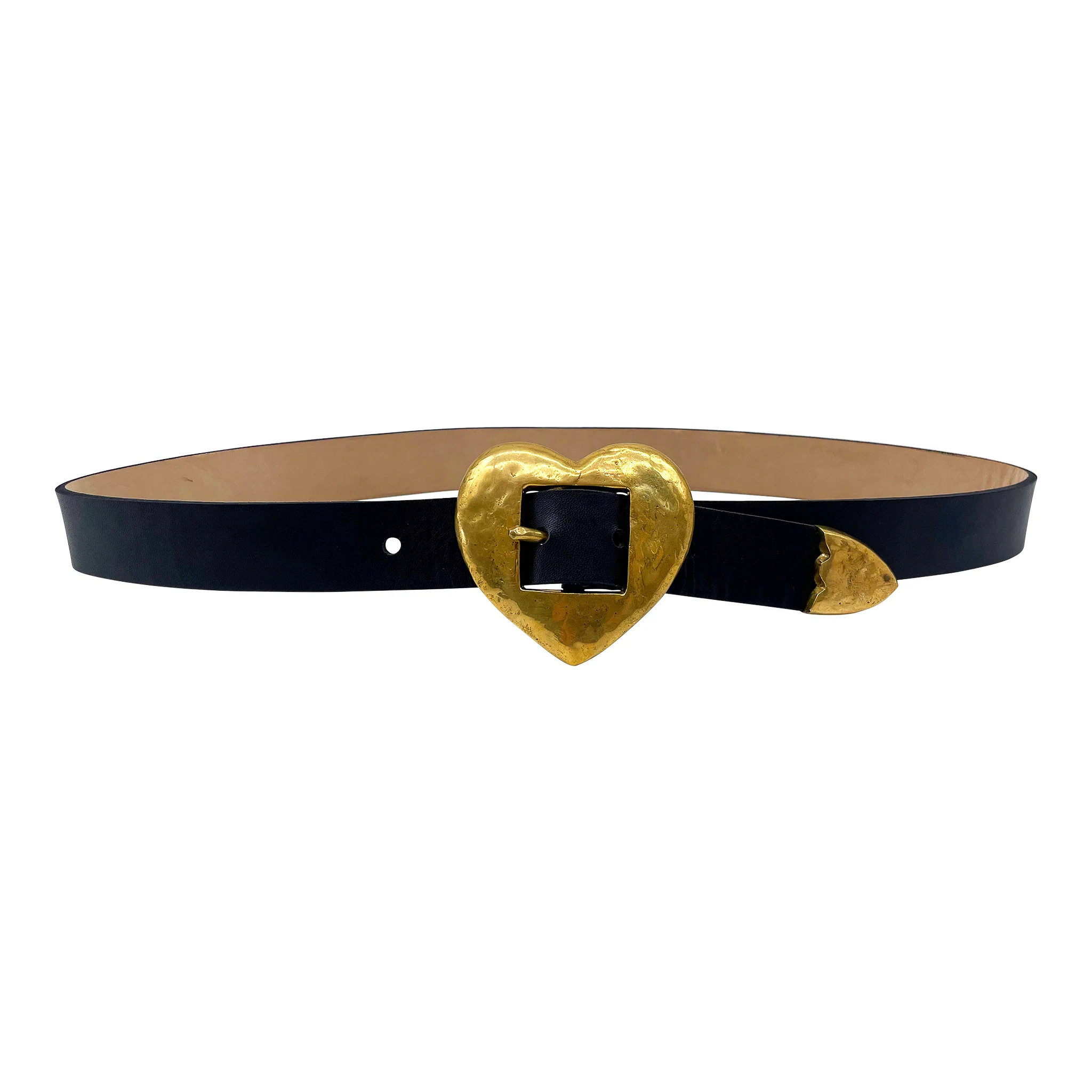 Brass Hammered Heart | Streets Ahead Inc