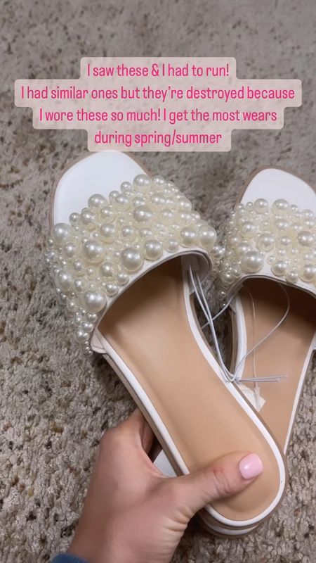 Spring / summer sandal 
Target 
Pearl sandal 


#LTKMostLoved #LTKshoecrush #LTKfindsunder50