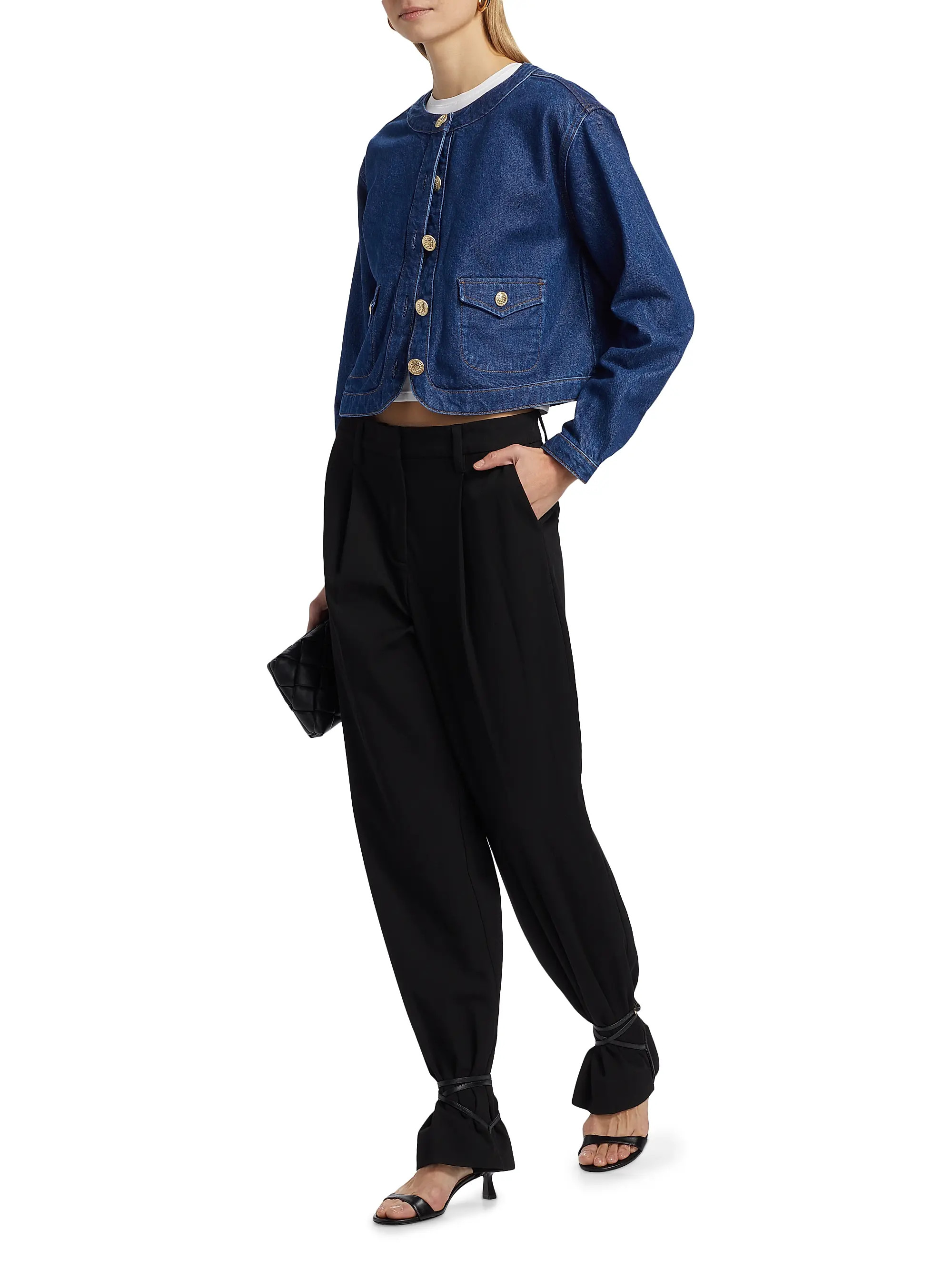 Reformation Braxton Denim Jacket | Saks Fifth Avenue | Saks Fifth Avenue