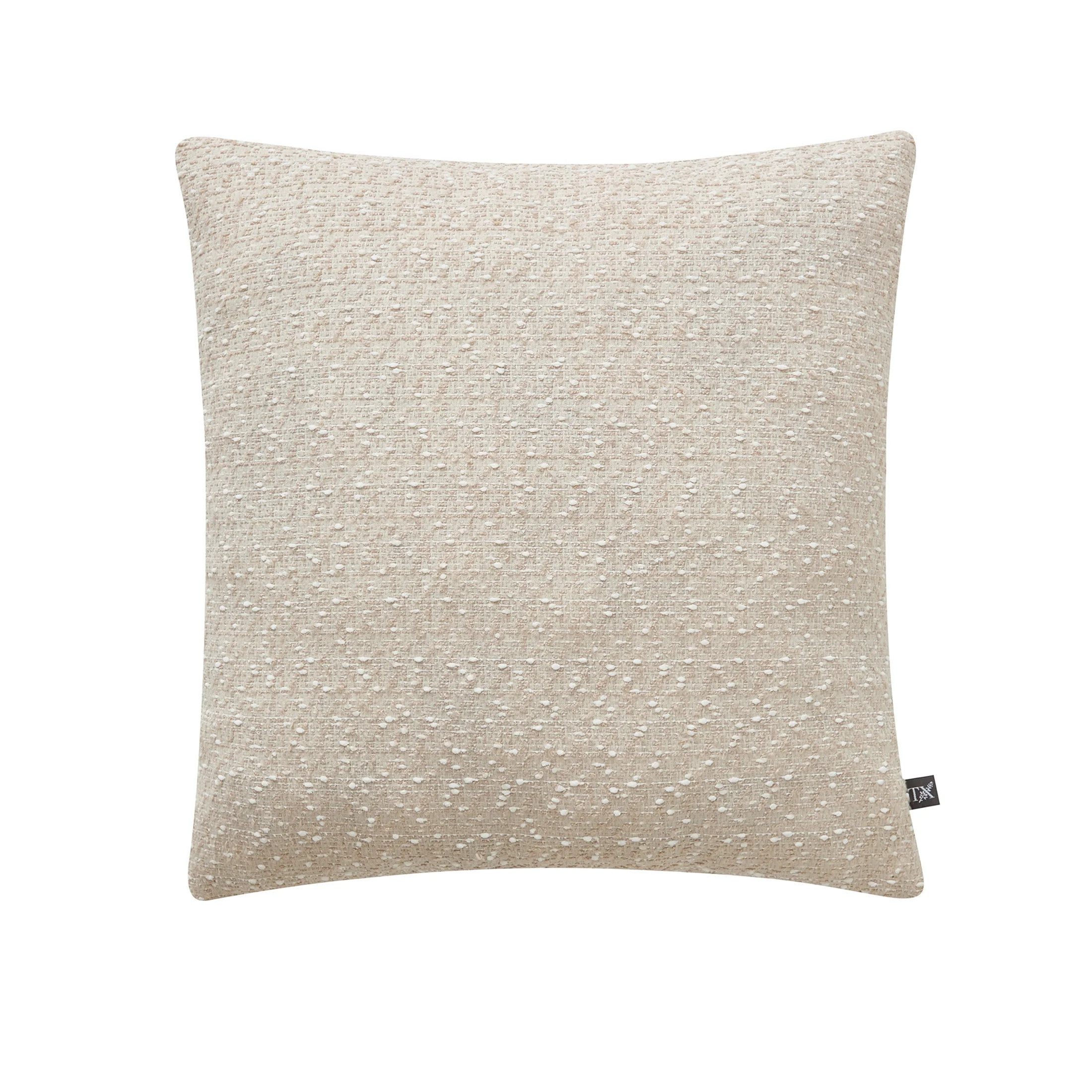 My Texas House 20" x 20" Woven Boucle Ivory Decorative Pillow | Walmart (US)