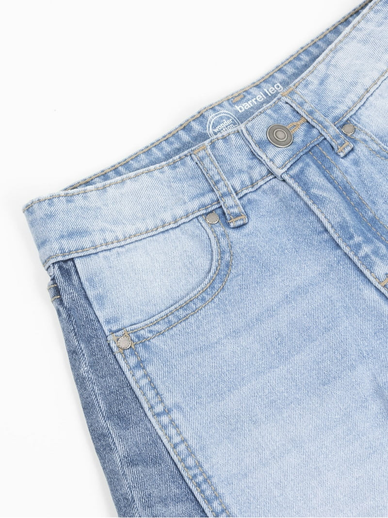 Wonder Nation Girls Barrel Jean, Sizes 5-18 | Walmart (US)