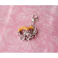 Chocolate Pretzel Charm Miniature Food Jewelry Polymer Clay Handmade | Etsy (US)