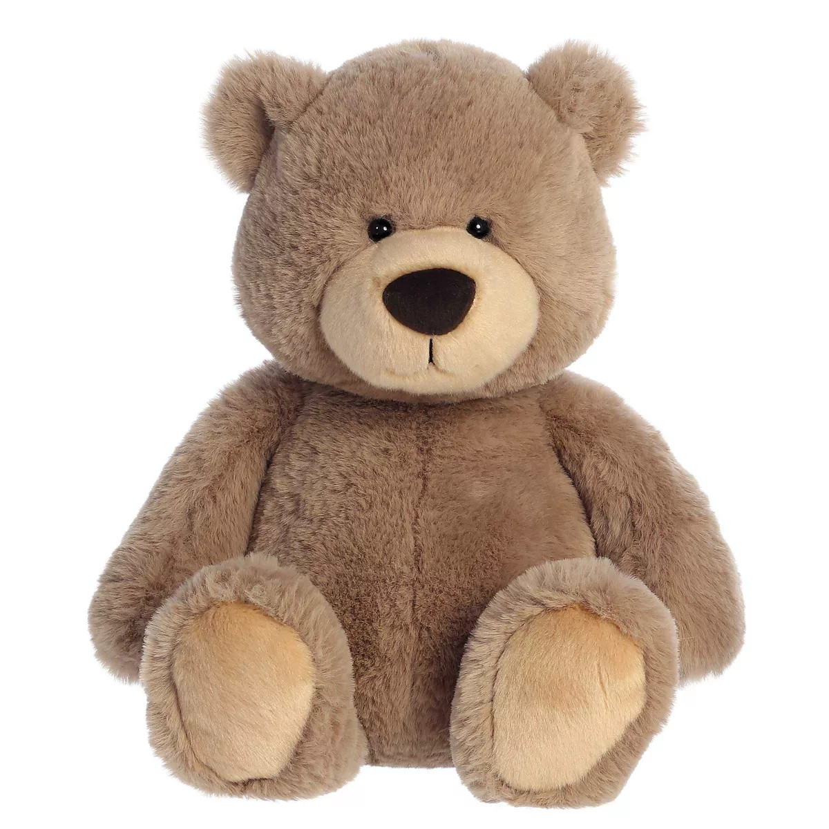 Aurora Large Bumbles Bear Snuggly Stuffed Animal Brown 14" | Target