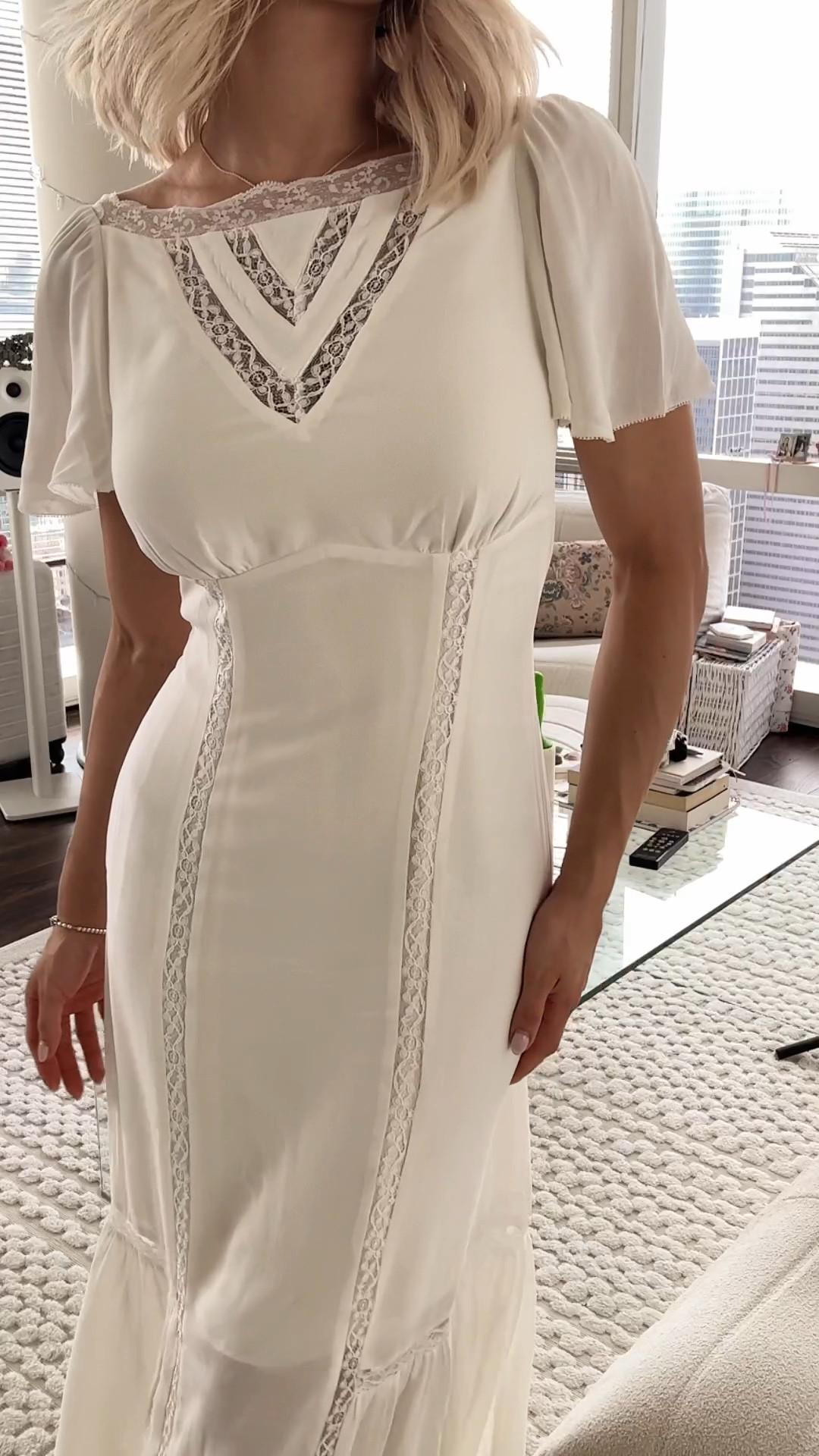 ワンピース Reformation / Domini Dress Reformation Domini Dress In White | ModeSens