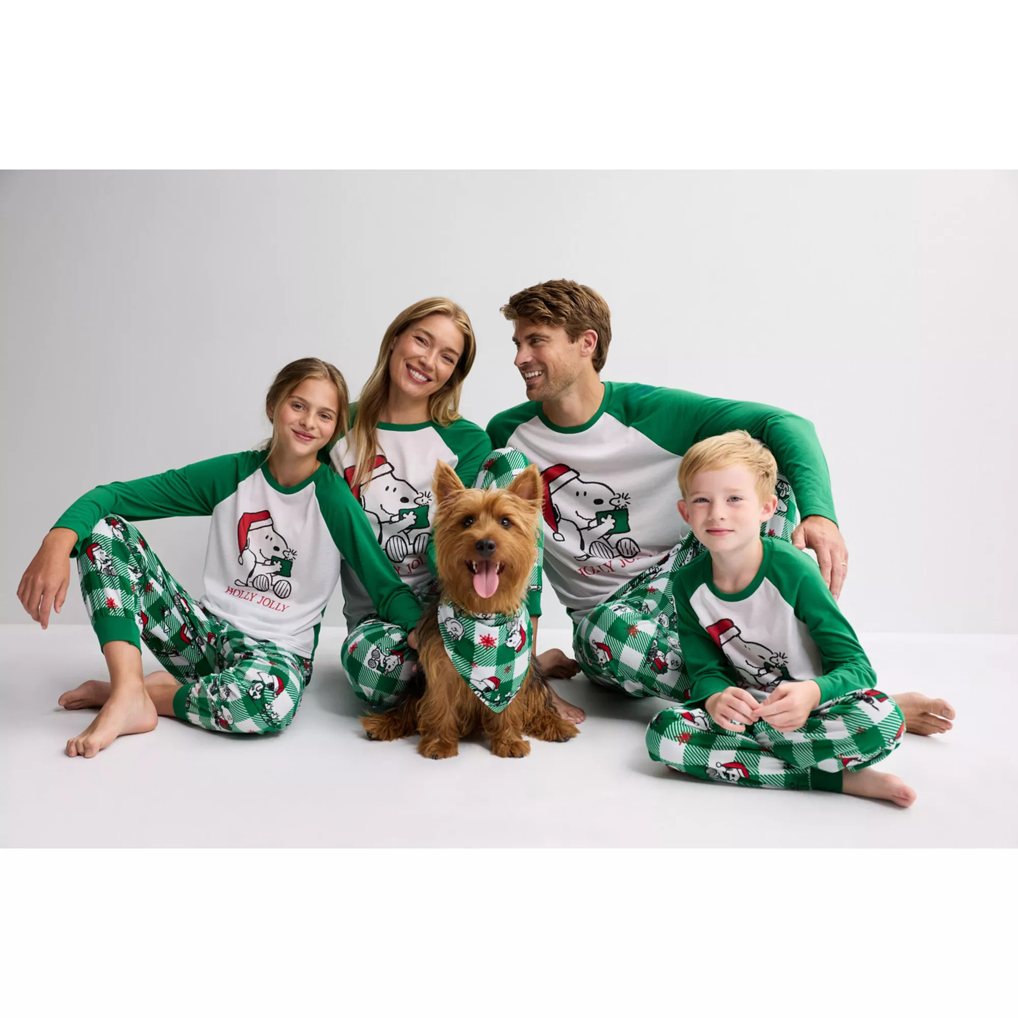 Family Jammies For Your Families® Peanuts Holly Jolly Pajama Matching Separates | Kohl's