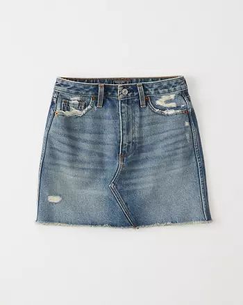 Denim Mini Skirt | Abercrombie & Fitch US & UK