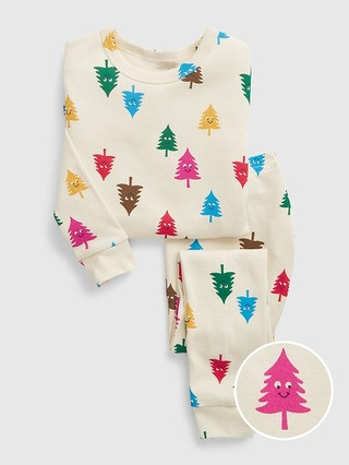 babyGap 100% Organic Cotton Pine Tree PJ Set | Gap (US)