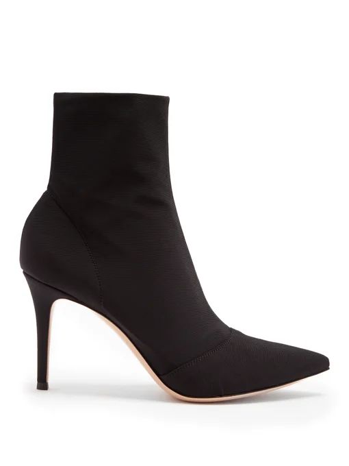 Osaka 85 point-toe stretch bootie | Gianvito Rossi | Matches (UK)