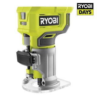 RYOBI ONE+ 18V Cordless Compact Fixed Base Router (Tool Only) PCL424B - The Home Depot | The Home Depot
