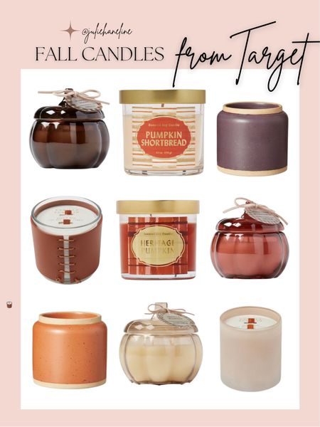 New fall candle favorites from Target! I love all of these scents! I have and love the pumpkin woods scent! #target #targethome #candle #fall #fallcandle #home

#LTKSeasonal #LTKhome #LTKHalloween
