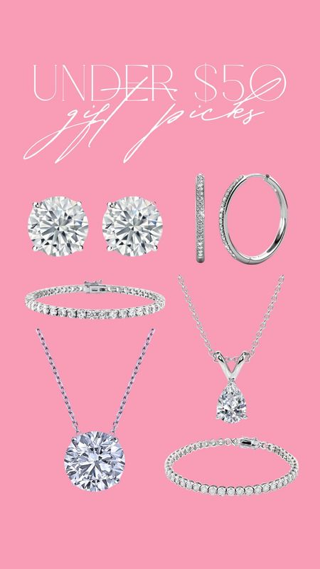 Luxe gift picks under $50 diamond earrings gift idea 

#LTKSeasonal #LTKGiftGuide #LTKHoliday