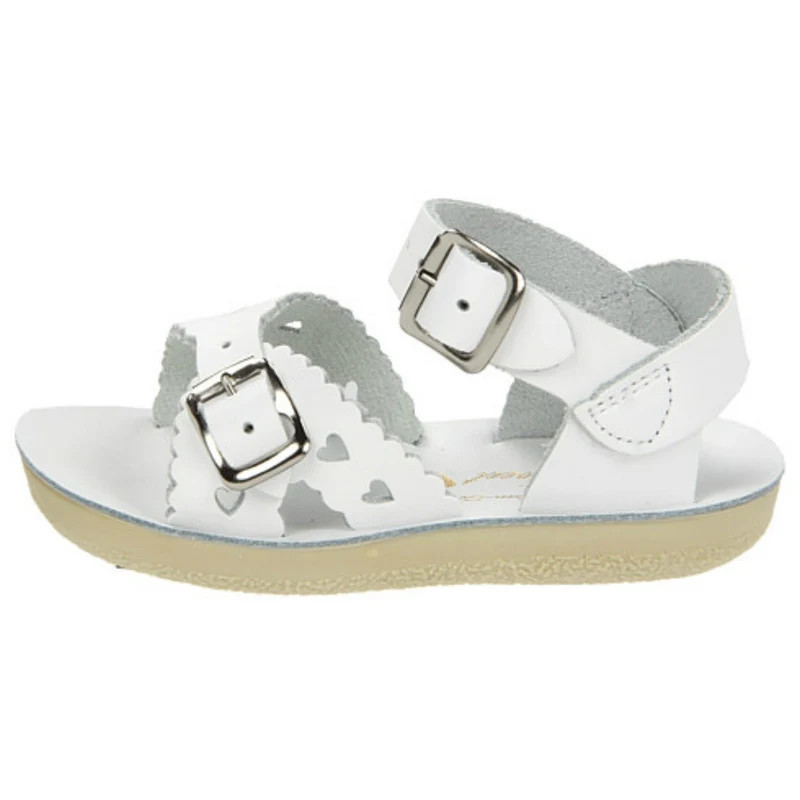 White Sweetheart Sandals | Classic Whimsy