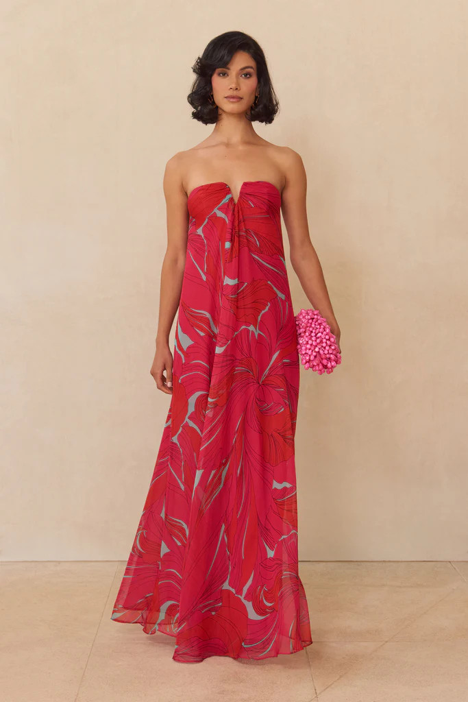 JANELLE GOWN - CHANTARELLE PINK | Cult Gaia - US
