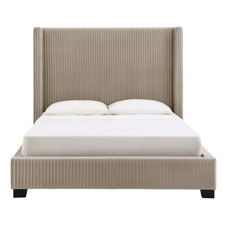 Vita Upholstered Low Profile Standard Bed | Wayfair North America