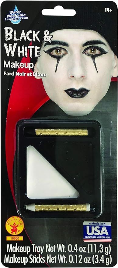 Rubie's Costume Co Black & White Makeup Kit | Amazon (US)