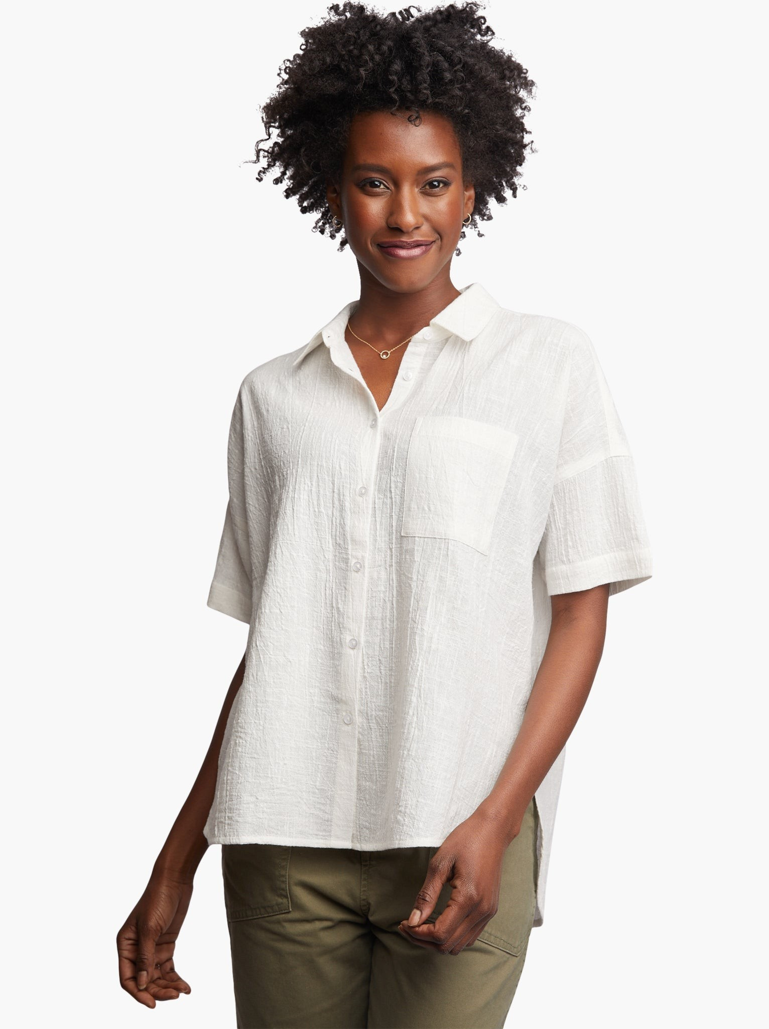 Jordan Short Sleeve Button Down | ABLE