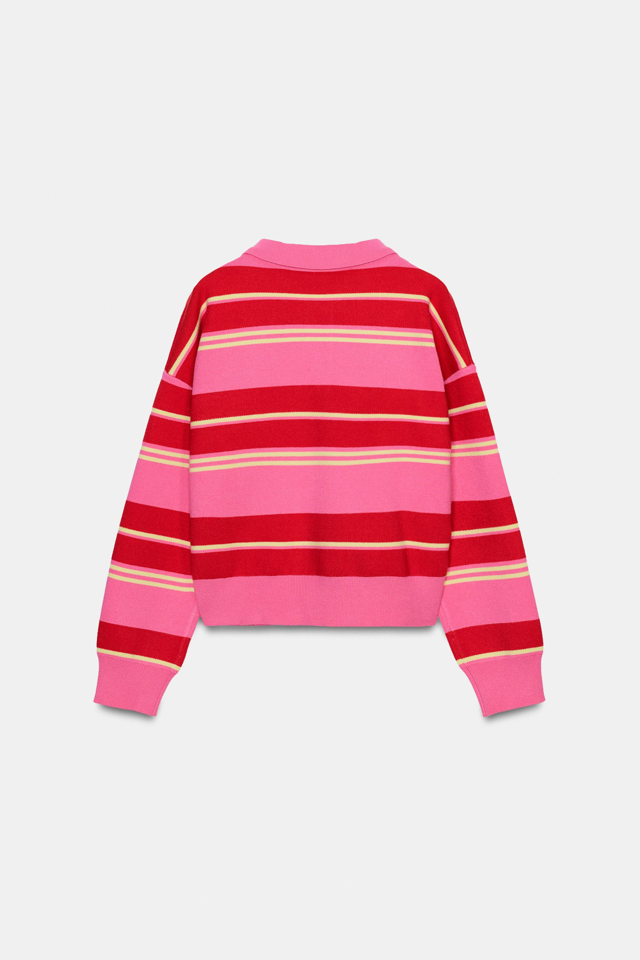 STRIPED POLO SWEATER | Zara US