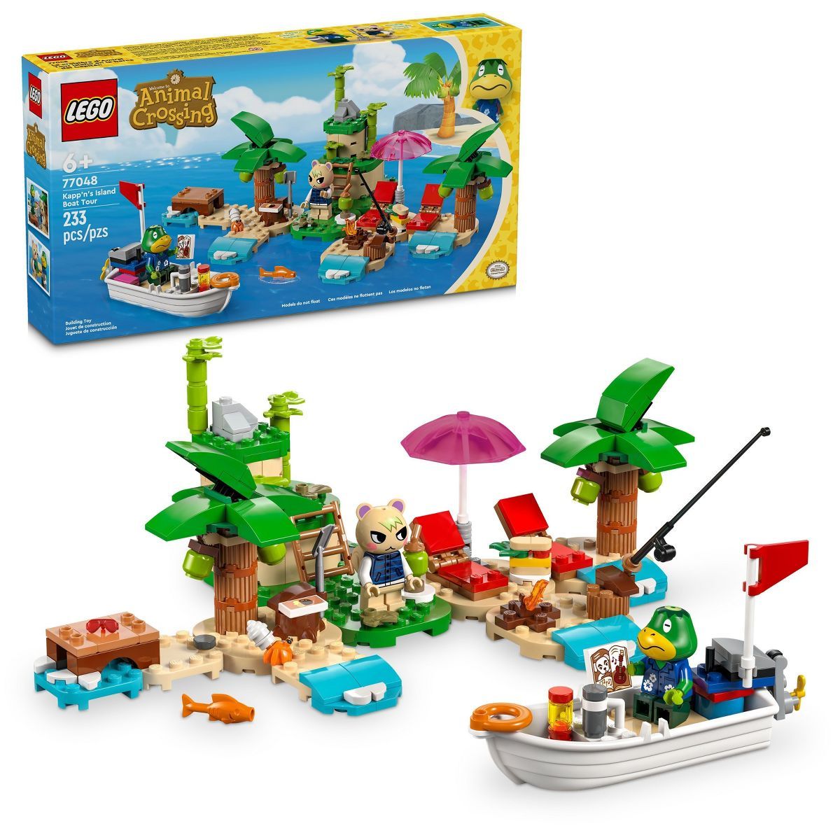 LEGO Animal Crossing Kapp’n’s Island Boat Tour Video Game Toy 77048 | Target