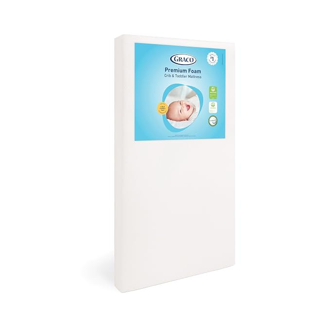 Graco Premium Crib & Toddler Mattress – GREENGUARD Gold Certified, Machine Washable Oeko-TEX St... | Amazon (US)