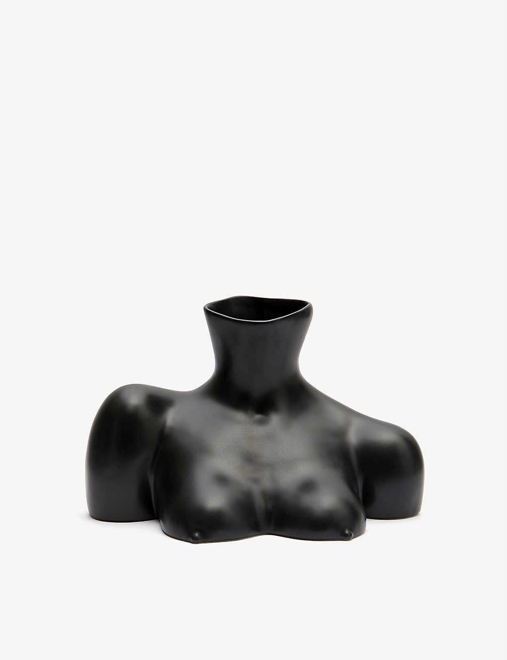 ANISSA KERMICHE Breast Friend ceramic vase 23cm | Selfridges