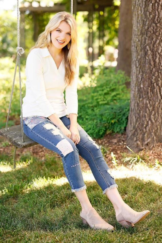 Ribbed Collar Top | Cato Fashions