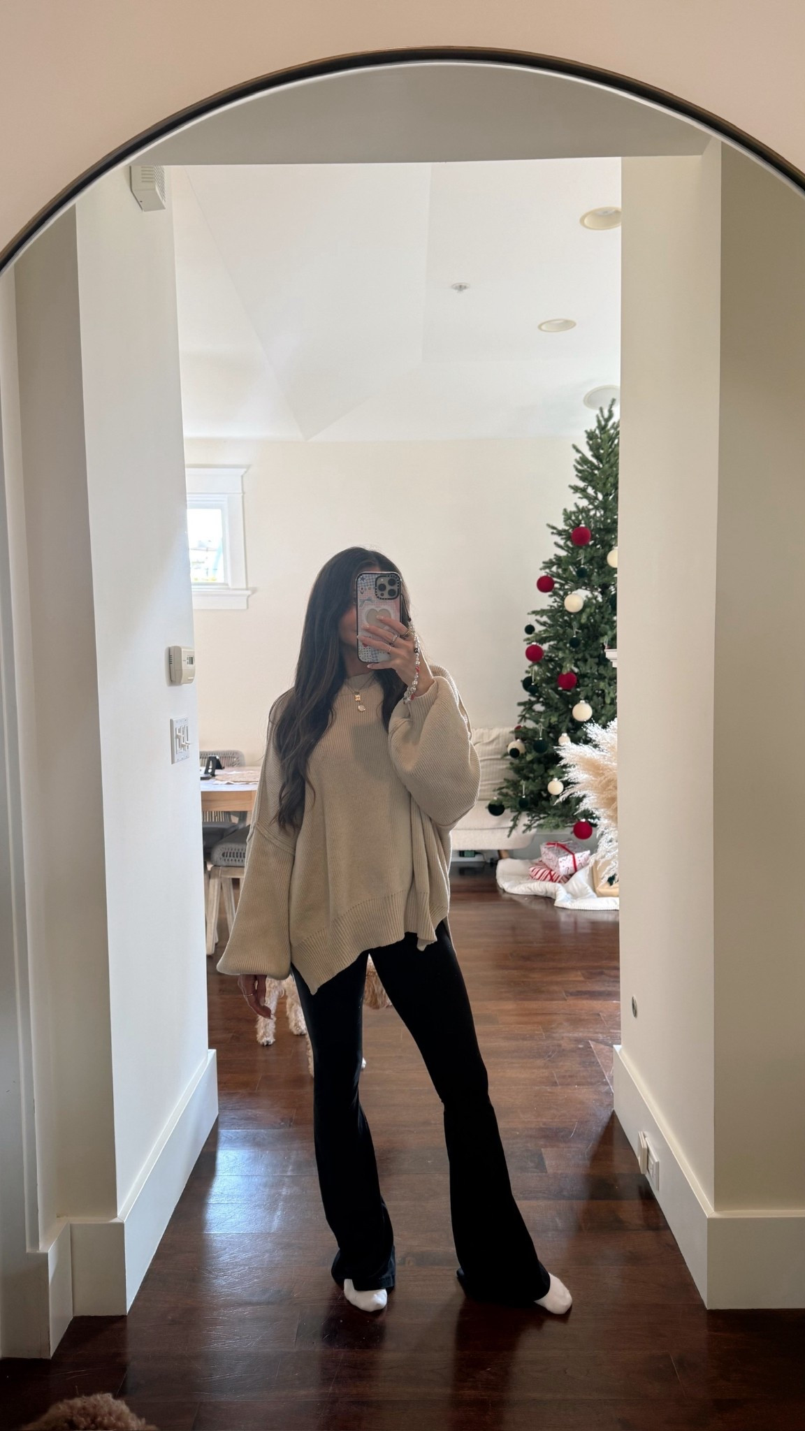 Cozy work day from home

Christmas tree, oversized sweater, droopy sweater, cute sweater, winter sweater, cozy outfit, cozy ootd, cozy style, cozy winter outfit, work from home outfit, wfh ootd, comfortable outfit

#LTKHome #LTKSeasonal #LTKootd